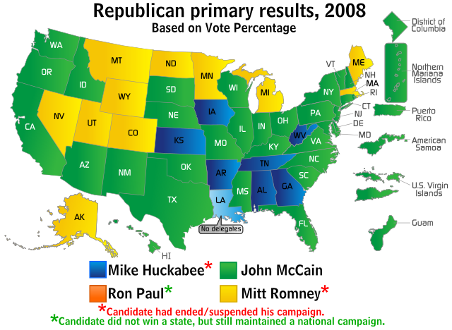 File:Republican GOP PRIMARY RESULTS 2008.svg - Wikipedia, the free ...