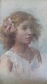 Retrato de niña, probablemente su hija Margarita Robles, que más tarde se convertiría en una conocida actriz de cine y teatro.