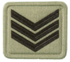 Sergeant embossed badge
