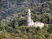 Image de l'église piévane Saint-André à Sant'Andréa-di-Bozio
