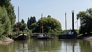 Schiffbrücke Wuppermündung