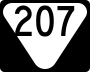 State Route 207 marker