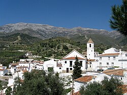 Skyline of Sedella