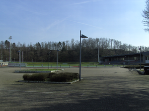 Das Stadion des Sportparks Am Hallo