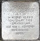 Stolperstein für Kamill Delfosse