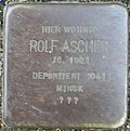 Stolperstein Parchim Ascher Rolf