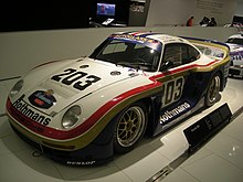 The 961 was the 959's racing counterpart Stuttgart Jul 2012 24 (Porsche Museum - 1986 Porsche 961).JPG