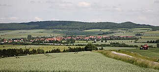 Der südliche Wieter mit dem höchsten Gipfel und dem Tockenberg östlich von Sudheim