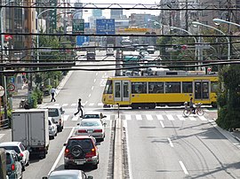 若林踏切（東急世田谷線・環七通り）