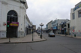 Talca's main commercial street.