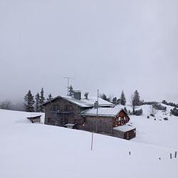 Taubensteinhaus im Winter