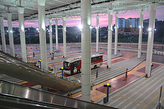 Один из автобусных терминалов в Куала-Лумпуре
