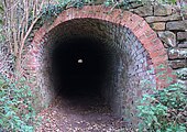 Southwestern mouth of the Calke Abbey Tunnel