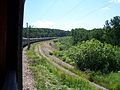 Tren del transiberianu a Novosibirsk.