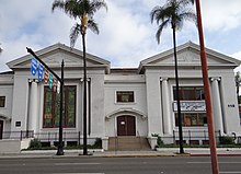 The Pacific Symphony Center. United Presbyterian Church (now Pacific Symphony Center) (cropped).JPG