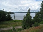 Utsikt över Glafsfjorden söder om Arvika.