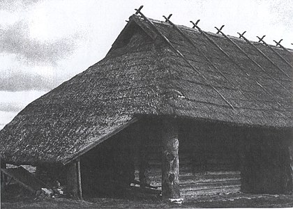 Старая рига в деревне Ванакюля. 1943 год