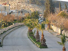 l'entrée du village