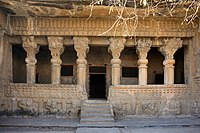 Gautamiputra vihara at Pandavleni Caves built in the 2nd century CE by the Satavahana dynasty