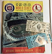 1968 World Series program and tickets for Games 4 and 5 at Tiger Stadium 1968 World Series program and tickets.jpg