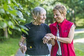 Besuchsdienst der Caritas auf der Geriatrie des Uniklinikums Salzburg / Christian-Doppler-Klinik