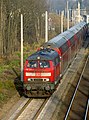 218-433 sur un express Lübeck-Hambourg et rame à deux niveaux.