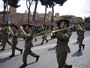 Bersaglieri Marching Band; "Aosta" a...