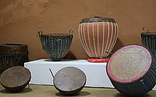 Some drums of central India that look like tabla, but they do not have Syahi which creates the unique Tabla sound. 6 ancient drum types of Madhya Pradesh, Indian subcontinent.jpg