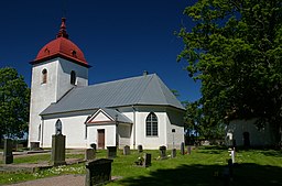 Acklinga kyrka i juni 2010.
