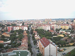 Panoramski pogled na Adamovićevo naselje