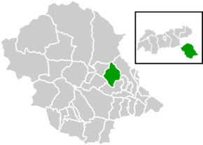 Poziția orașului în regiune
