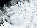 Satelitaj fotoj de Insulo Alexander (NASA figuraĵo)