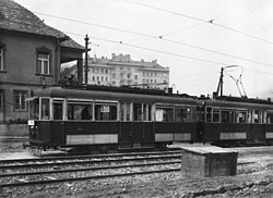 75-ös villamos a Böszörményi útnál 1935-ben