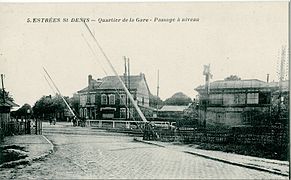 Le passage à niveau avant 1914.