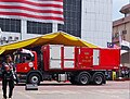 Bomba firefighting truck taking part in Kuantan NDP 2023.