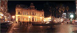 Downtown Porto Alegre at night