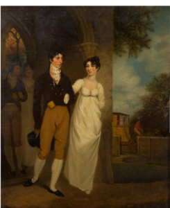 Portrait of the artist's brother and sister-in-law on their wedding day, Thomas and Maria Clover née Cook were married in 1804 (undated)[26]