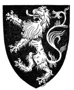 Fig. 282.—A lion rampant. (By Miss Helard.)