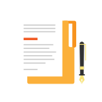 Contract Flat Icon.svg