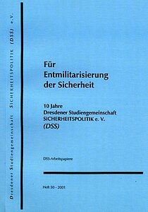 10 Jahre DSS e. V., DSS.AP, Heft 50, 2001.