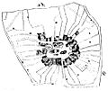 Die Gartenlaube (1864) b 763.jpg Grundriß des thüringischen Dorfes Müncherode bei Jena