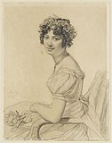 Portrait de mademoiselle Julie Duvidal de Montferrier,