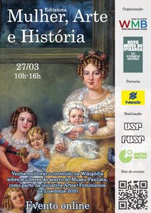 Editatona Mulher, Arte e História I, em 27 de março de 2020.