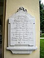 Epitaph des letzten Hoforgelmachers Johann Evangelist Schmidt