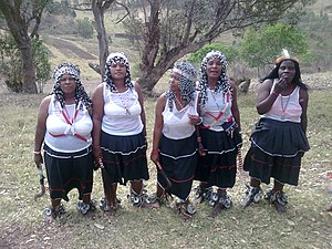 Five sangomas in KwaZulu-Natal Five-sangomas.jpg