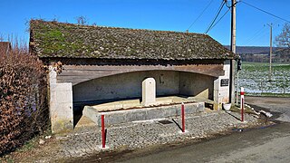 La fontaine de la Foulée Chantoubin.