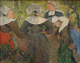 Paul Gauguin, La Danse des quatre bretonnes, (1886).