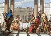 ジョヴァンニ・バッティスタ・ティエポロ, The Banquet of Cleopatra, 1743年–1744年