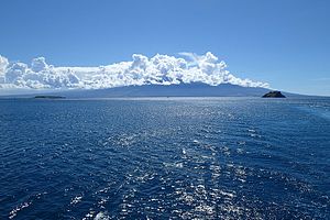 Alas-Straße mit Blick auf den Rinjani