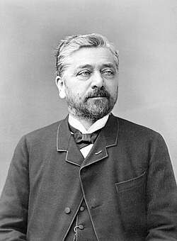 Gustave Eiffel v roce 1888 na fotografii od Nadara